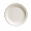 Tuxton China Nevada 5.5 in. Narrow Rim Plate - White - 3 Dozen TNR-005